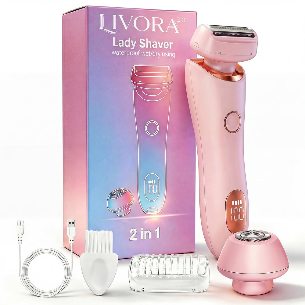 Livora SilkGlide front view showing compact design and easy one-button control for convenience