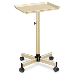 LKT COBTAC front view of gold rolling tray showing compact profile and mobility