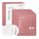 LLVYUO front box packaging showing rose eye patches and benefits