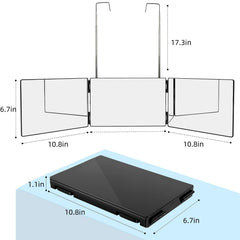 LMZNXCZ close-up of real glass surface with clear, undistorted reflection benefit