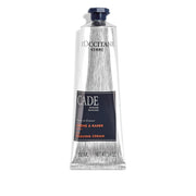 L'Occitane Cade shaving cream tube front view showing brand and benefit