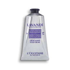 L'Occitane tube front view showing label and Provence lavender for easy identification