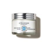 L'OCCITANE jar front view showing label and compact size, highlights portability