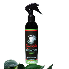 LOCLICIOUS front packaging of 8oz loc spray showing bottle and label, convenient travel size benefit