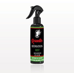 LOCLICIOUS spray nozzle dispersing fine mist on hair for even hydration and quick refresh