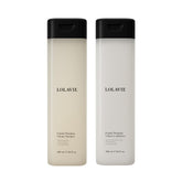 LolaVie duo front view showing both 8.5 oz bottles and packaging benefit