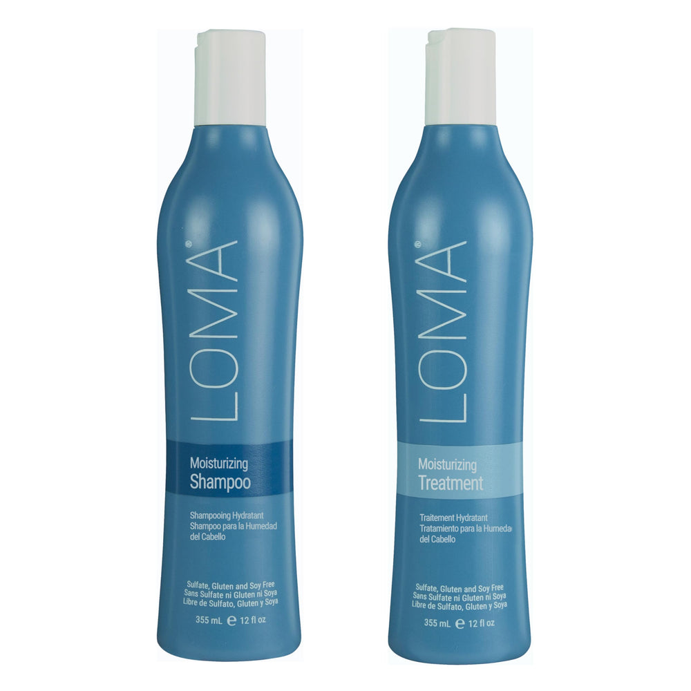 Loma duo front packaging showing both 12 fl oz bottles and benefits