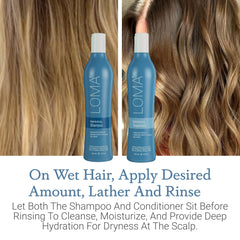 Loma treatment cream texture swirled to show rich conditioning feel