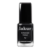 LONDONTOWN bottle front view showing Chim Cher-ee white polish and glossy finish