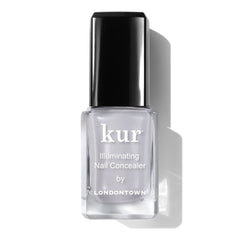 LONDONTOWN bottle front view showing Quartz shade and sleek packaging benefit: clear product ID