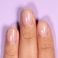 LONDONTOWN kur top coat brush applying smooth coat, quick-dry benefit