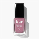 LONDONTOWN bottle front view showing fig shade and sleek packaging for quick mani