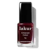LONDONTOWN Naughty List front bottle showing color and shine benefit