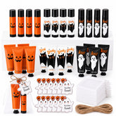 Loopeer front packaging of 12 Halloween gift sets showing festive designs and contents benefits