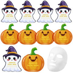 Loopeer front packaging showing eight Halloween mask pouches and festive design benefits hydration