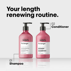 L'OREAL PROFESSIONNEL PARIS label close-up highlighting Filler A-100 and amino acid technology