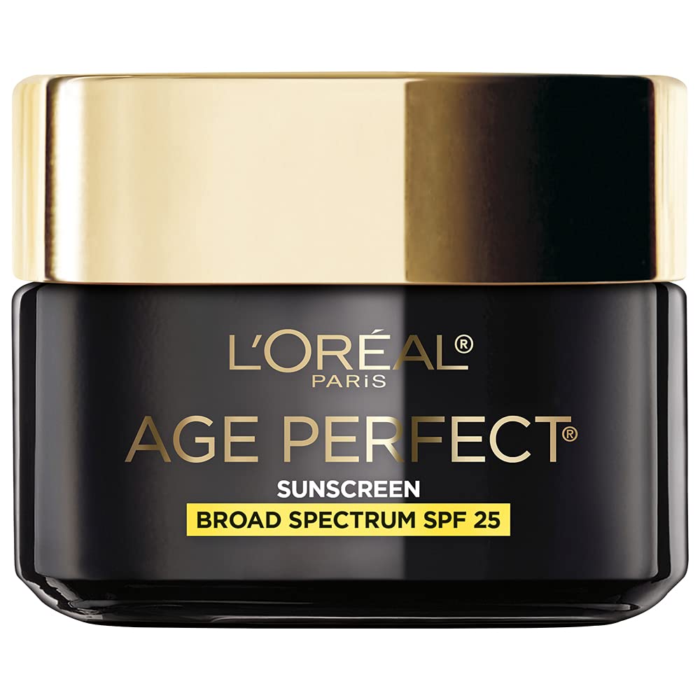 L'Oreal Paris jar front view showing premium recycled glass and label benefits