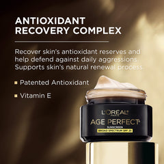L'Oreal Paris SPF 25 label close-up emphasizing sun protection benefit