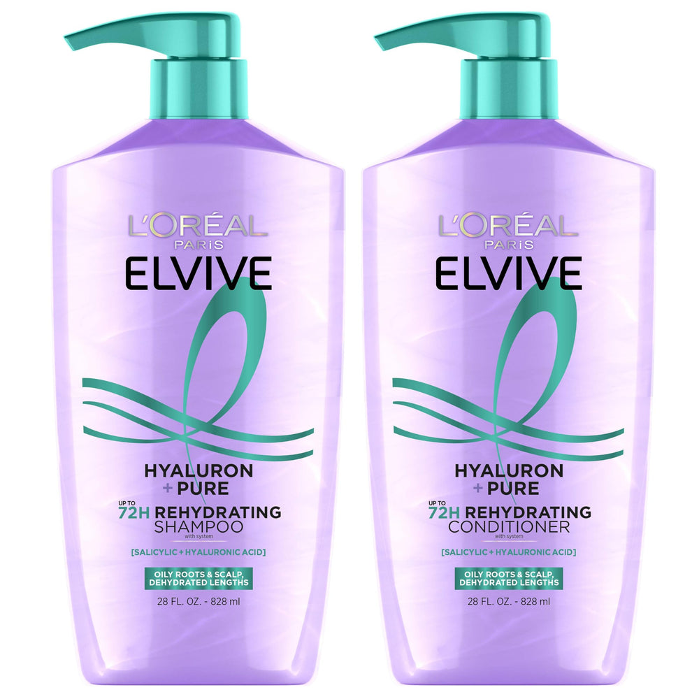 L'Oreal Elvive front packaging showing set and benefits
