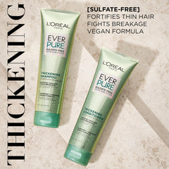 L'Oreal Paris shampoo lather texture showing gentle foam benefit