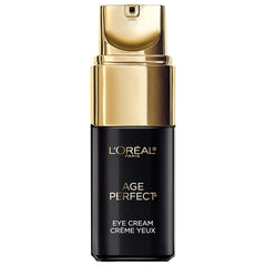 L'Oreal Paris jar front view showing compact eye cream packaging and easy access