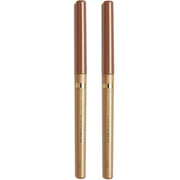 L'Oreal Paris front packaging showing two Toffee To Be liners and benefits