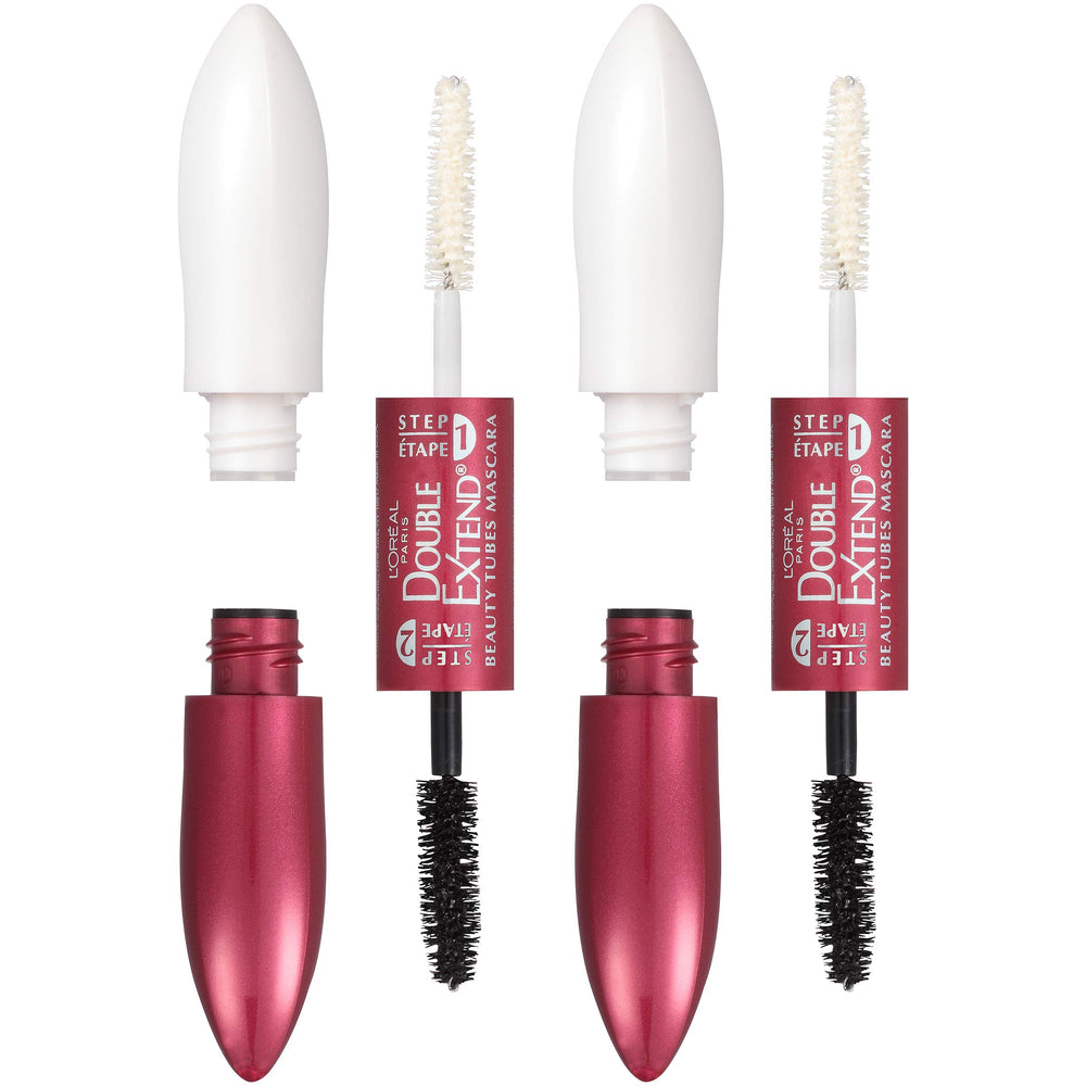 L'Oreal Paris front packaging showing two-pack and benefits