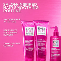 L'Oreal Paris texture of conditioner on hand showing lightweight hydration benefits