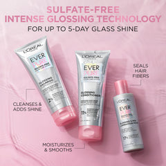 L'Oreal Paris EverPure shampoo foam texture showing gentle cleansing benefit