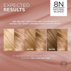 L'Oreal Paris mixing bottle and developer for precise at-home color results