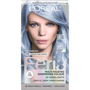 L'Oreal Paris Feria front packaging showing sapphire smoke shade and benefits