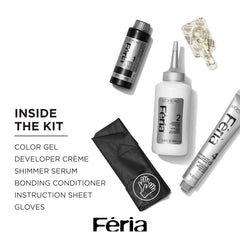 L'Oreal Paris Feria color cream close-up showing silky texture and even coverage