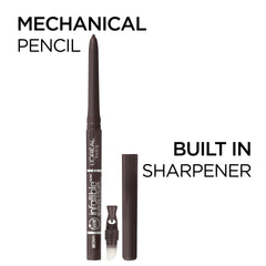 L'Oreal Paris close-up of creamy pencil tip for smooth precise application benefit