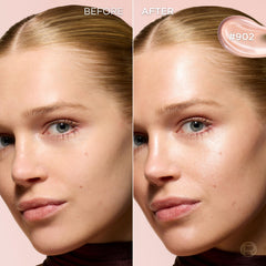 L'Oreal Paris pump on hand illustrating smooth application and blendability