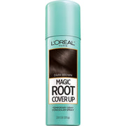 L'Oreal Paris front packaging showing dark brown root spray, convenient quick touch-up