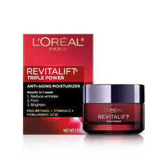 L'Oreal Paris jar front view showing brand and product benefits