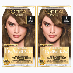 L'Oreal Paris front packaging showing kit benefits and shade