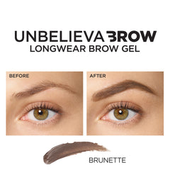 L'Oreal Paris tube label detail highlighting waterproof longwear formula benefits