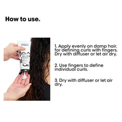 L'Oréal Professionnel jar open with contents visible conveying amount and quality