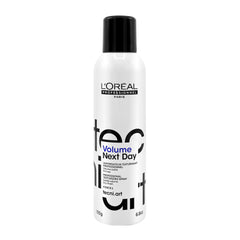 L'Oréal Professionnel front spray bottle showing label and matte finish benefit