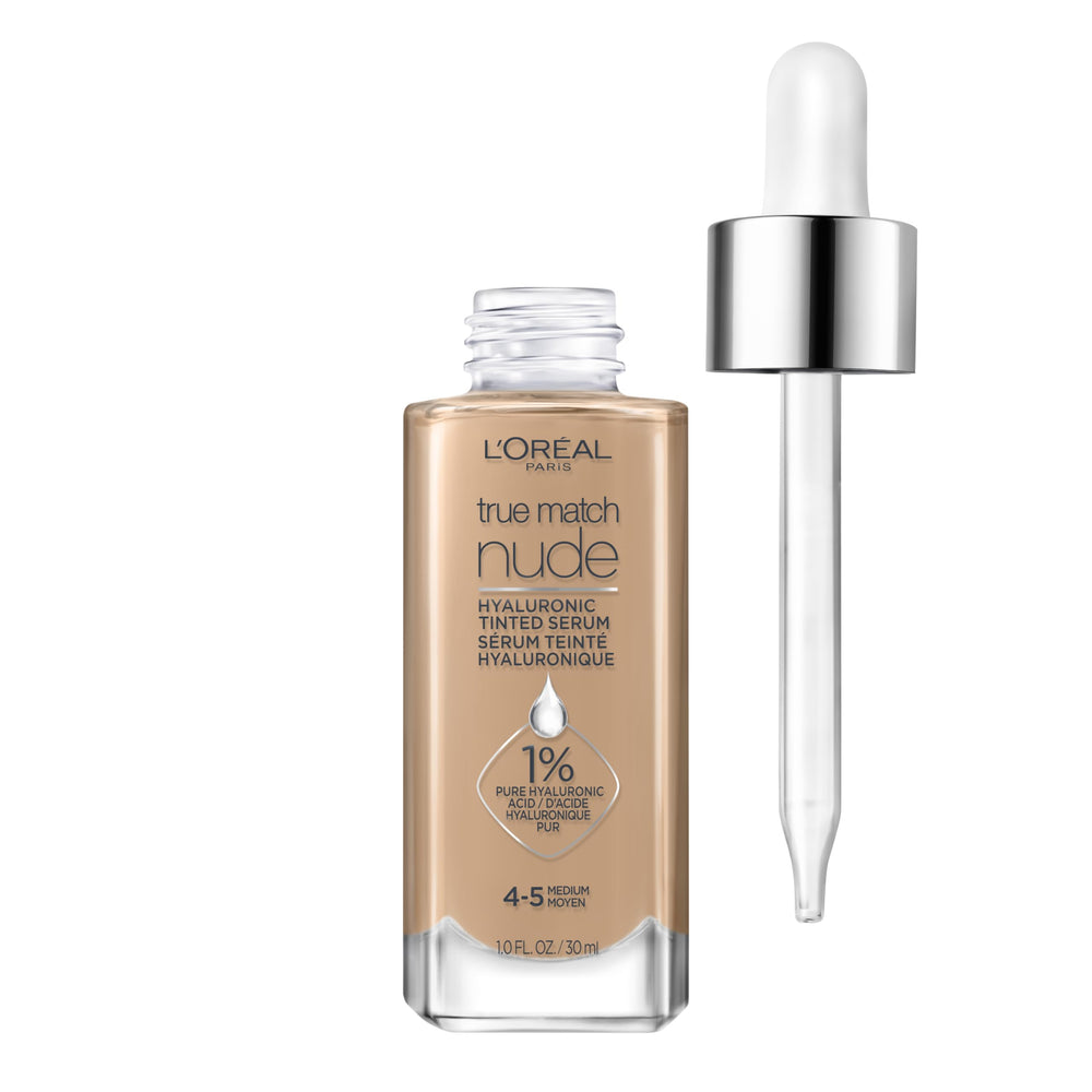 L'Oreal Paris front bottle view showing product and lightweight packaging benefit