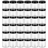 Loretoy clear jar front packaging showing 36-pack, saves space