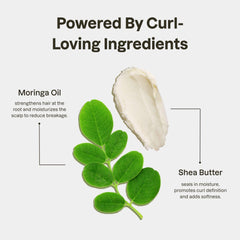 Love Ur Curls jar in hand showing actual product size and portability