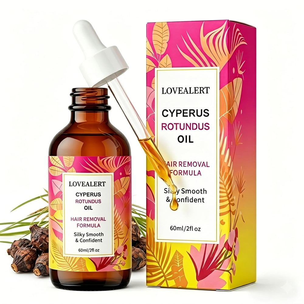 LOVEALERT front bottle showing label and 60ml size with soothing benefit