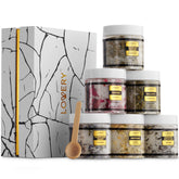LOVERY gift box front display showing elegant marble and gold packaging benefit ready-to-give