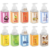 Lovery front view of ten-pack bottles showing variety and value