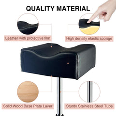 LOVEVLOGY adjustment knob mid-change showing height flexibility for posture