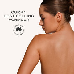 Loving Tan before and after skin comparison showing natural deep tan result