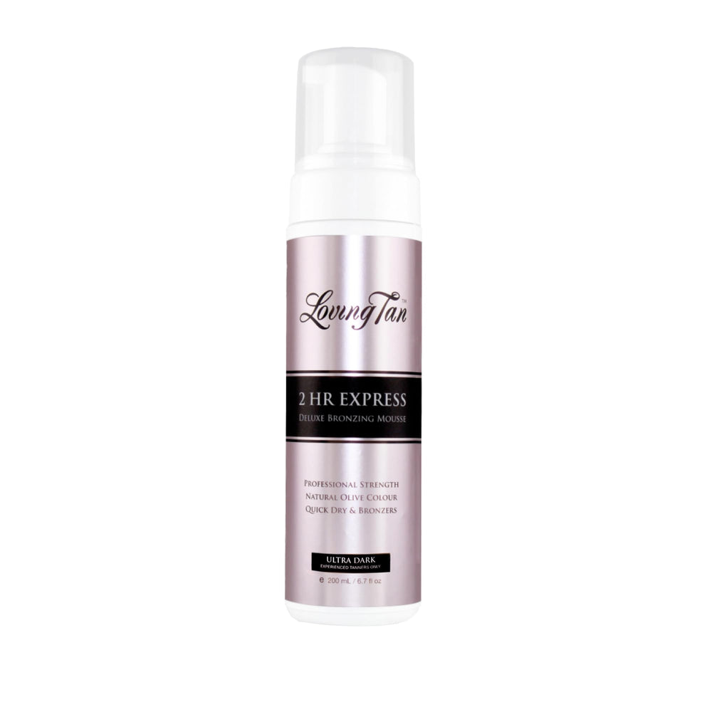 Loving Tan front packaging showing bottle and label for easy identification