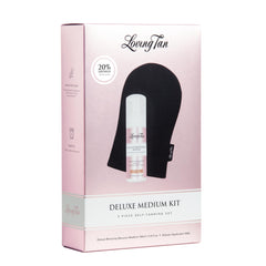 Loving Tan guide color visible on skin for precise tanning control